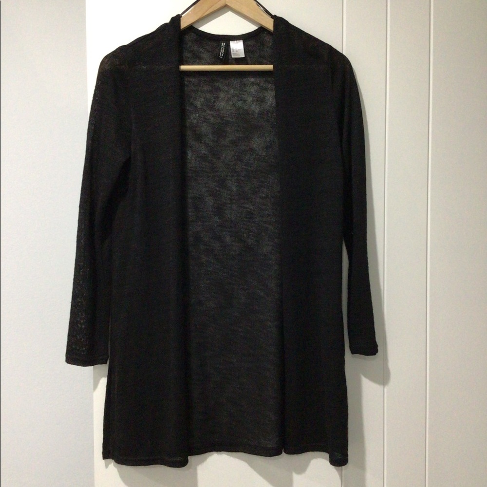 H&M XS black cardigan